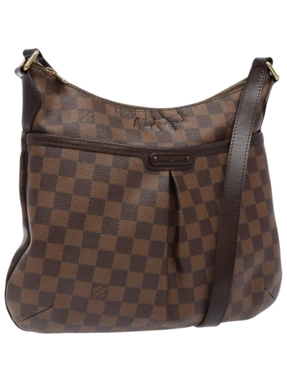 LOUIS VUITTON Damier Ebene Bloomsbury PM Shoulder Bag N42251